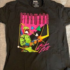 Star Wars vintage boba fett print t shirt.
